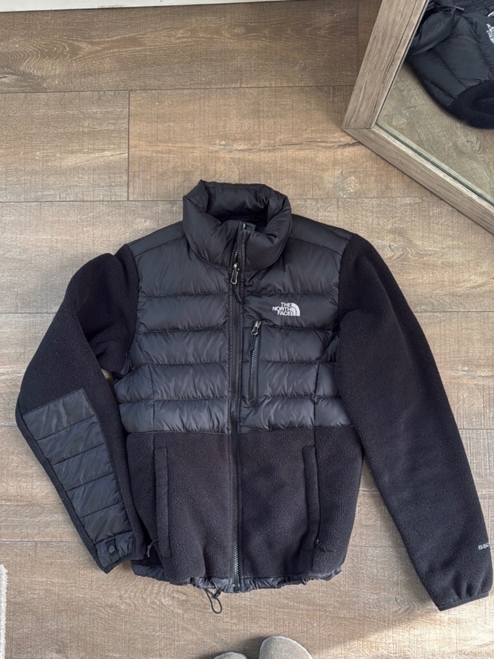 The North Face Denali 550 Down Polartec Jacket Black XS